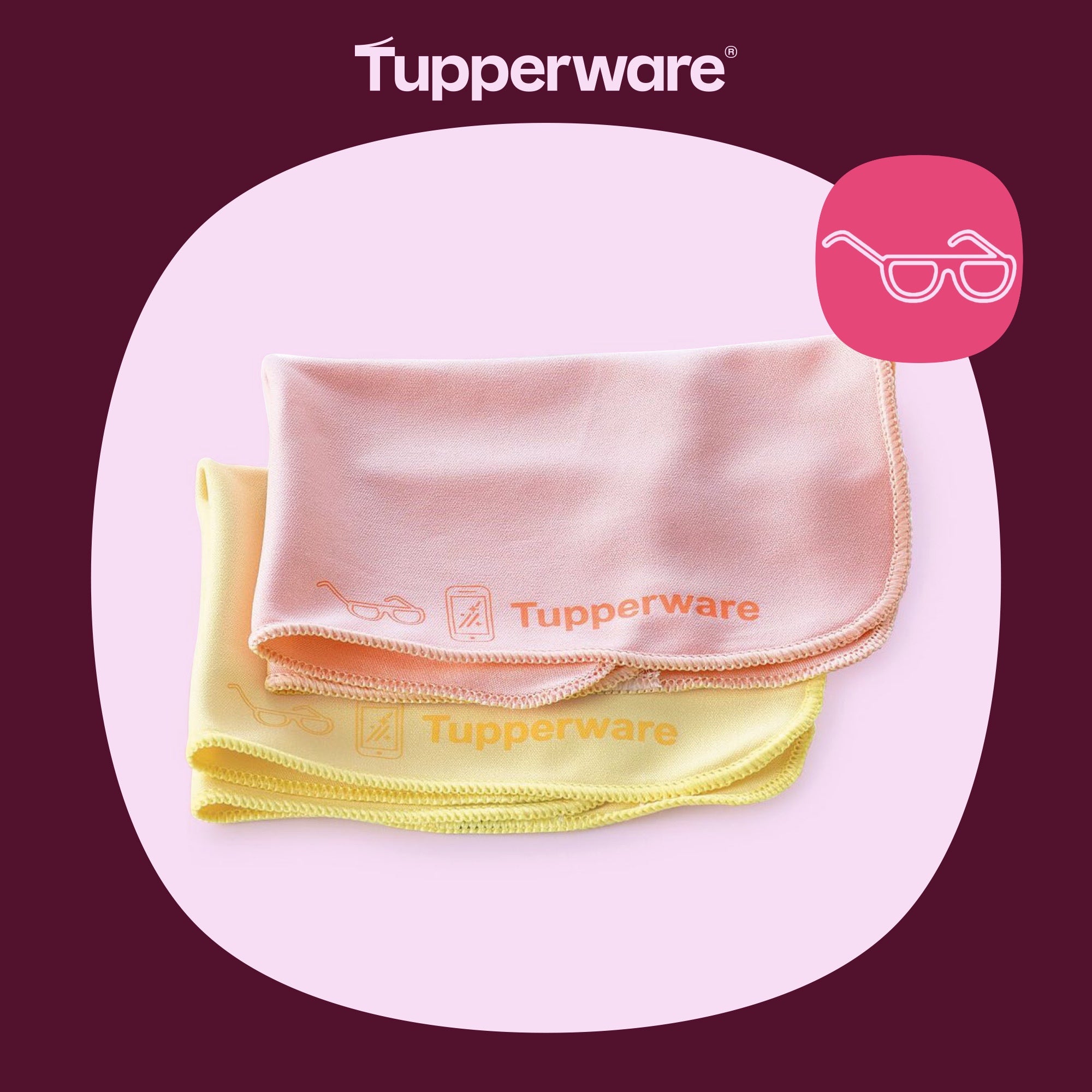 Mikroszálas Szemüvegtörlőkendő (2 db)