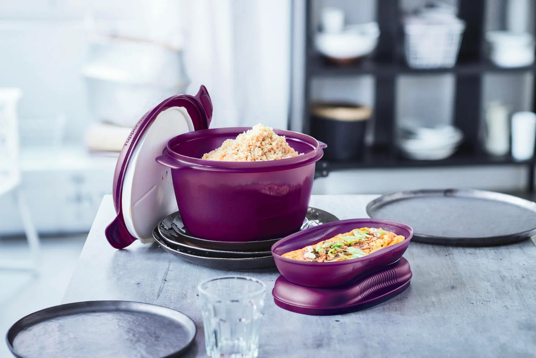 Óriás Mikrós Rizsfőző 3L