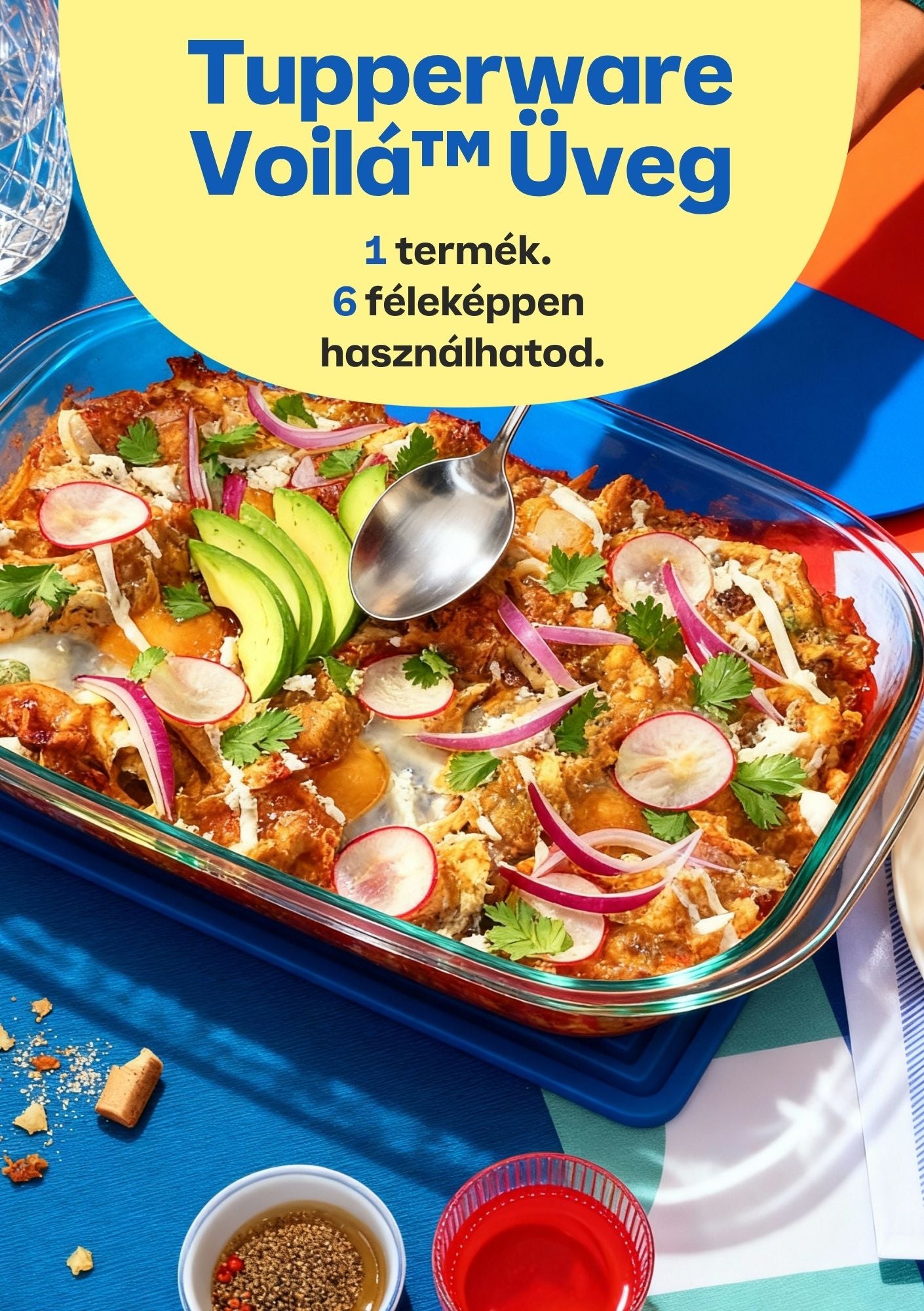 Voilá Üveg 3L (Szögletes)