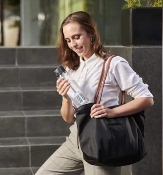 Prémium Öko Palack Szívószálas 750 ml vízszűrő betéttel